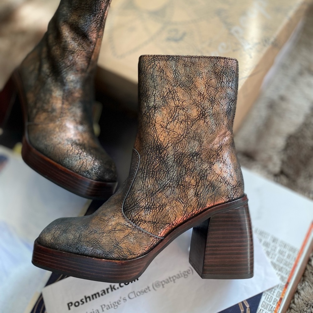Free People Ruby Platform Ankle Boots
